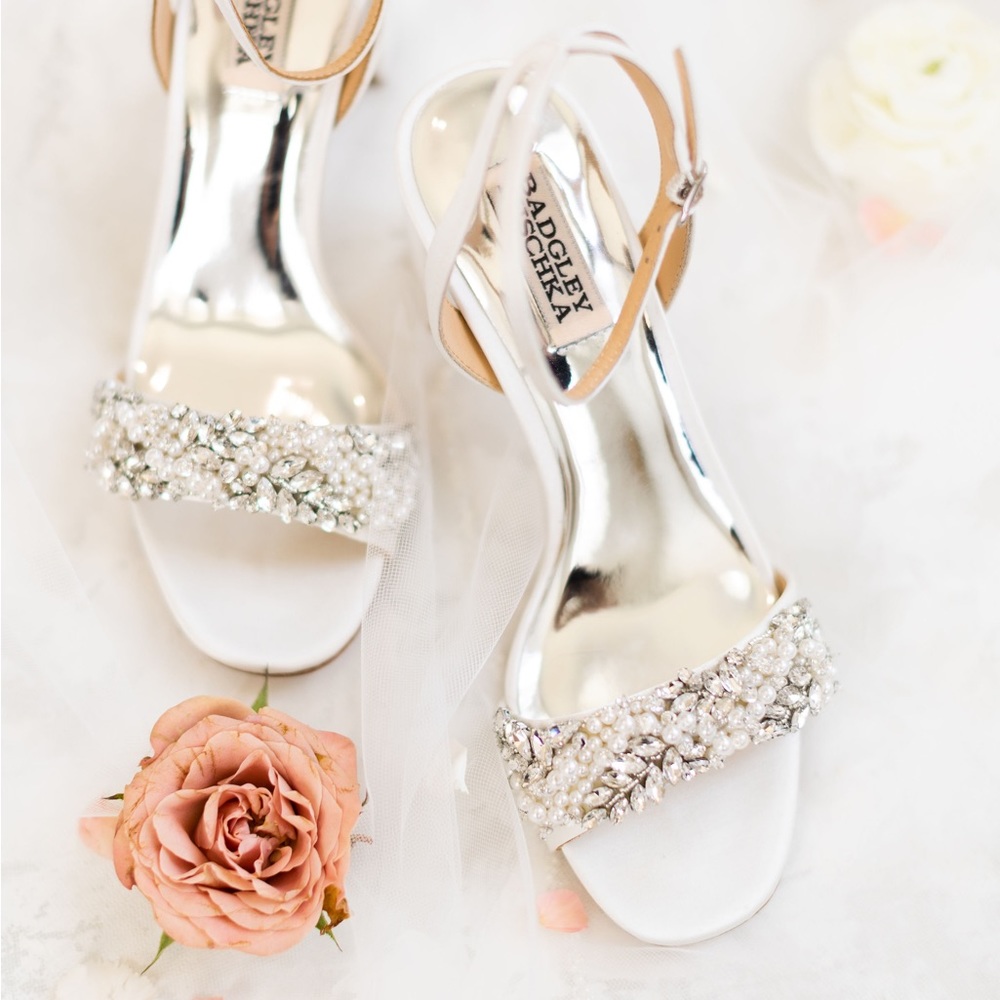 Clara Embellished Sandal Badgley Mischka Collection
